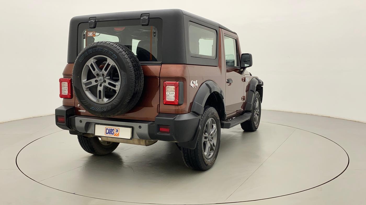 2021 Mahindra Thar LX PETROL HT 4WD AT, Petrol, Automatic, 34,335 km, Right Back Diagonal