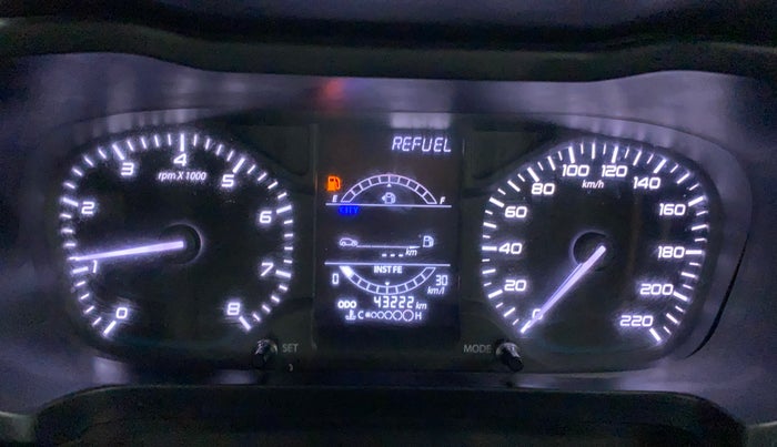 2021 Tata ALTROZ XM PLUS PETROL, Petrol, Manual, 43,761 km, Odometer Image