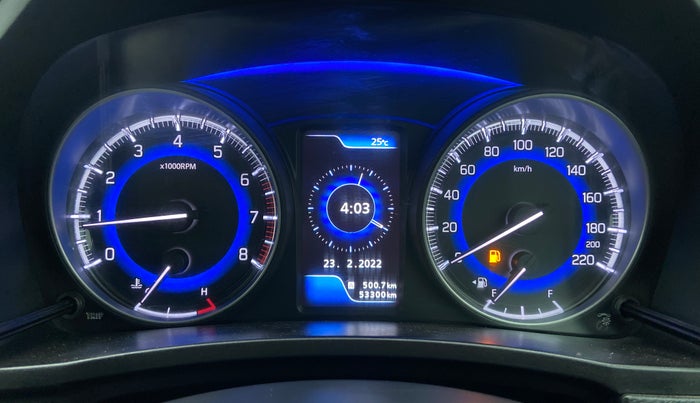 2016 Maruti Baleno ALPHA 1.2 K12, Petrol, Manual, 53,349 km, Odometer Image