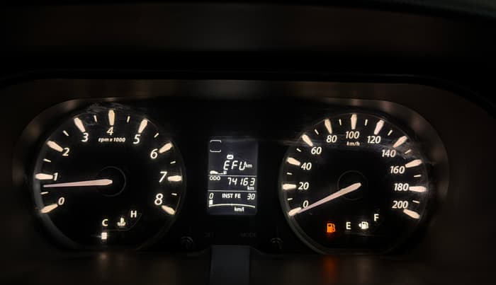 2014 Tata Zest XT PETROL, Petrol, Manual, 74,150 km, Odometer Image