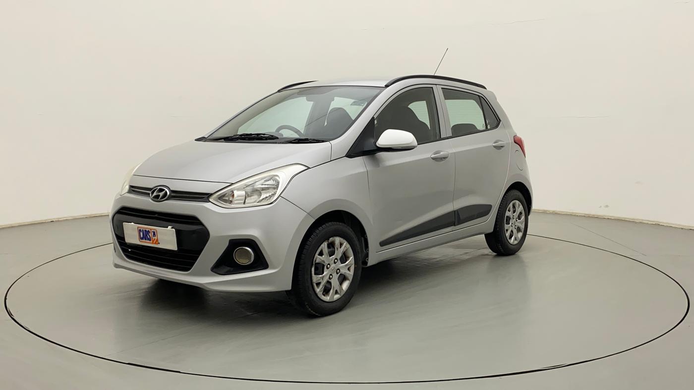 2016 Hyundai Grand i10 SPORTZ 1.2 KAPPA VTVT, Petrol, Manual, 1,04,606 km, Left Front Diagonal