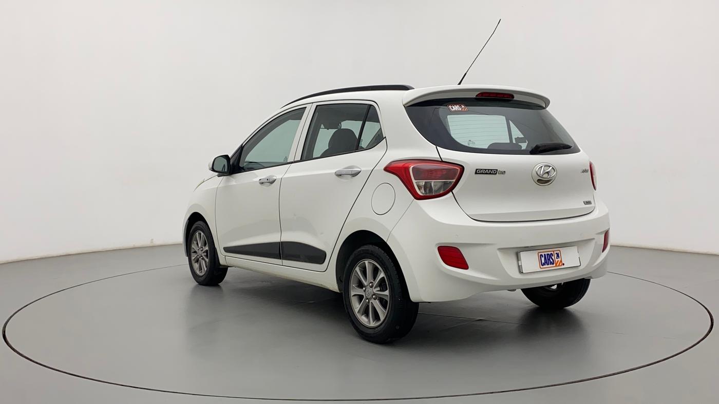 2016 Hyundai Grand i10 ASTA (O) AT 1.2 KAPPA VTVT, Petrol, Automatic, 43,634 km, Left Back Diagonal