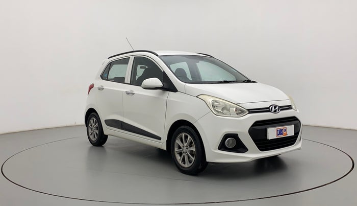 2016 Hyundai Grand i10 ASTA (O) AT 1.2 KAPPA VTVT, Petrol, Automatic, 43,634 km, Right Front Diagonal