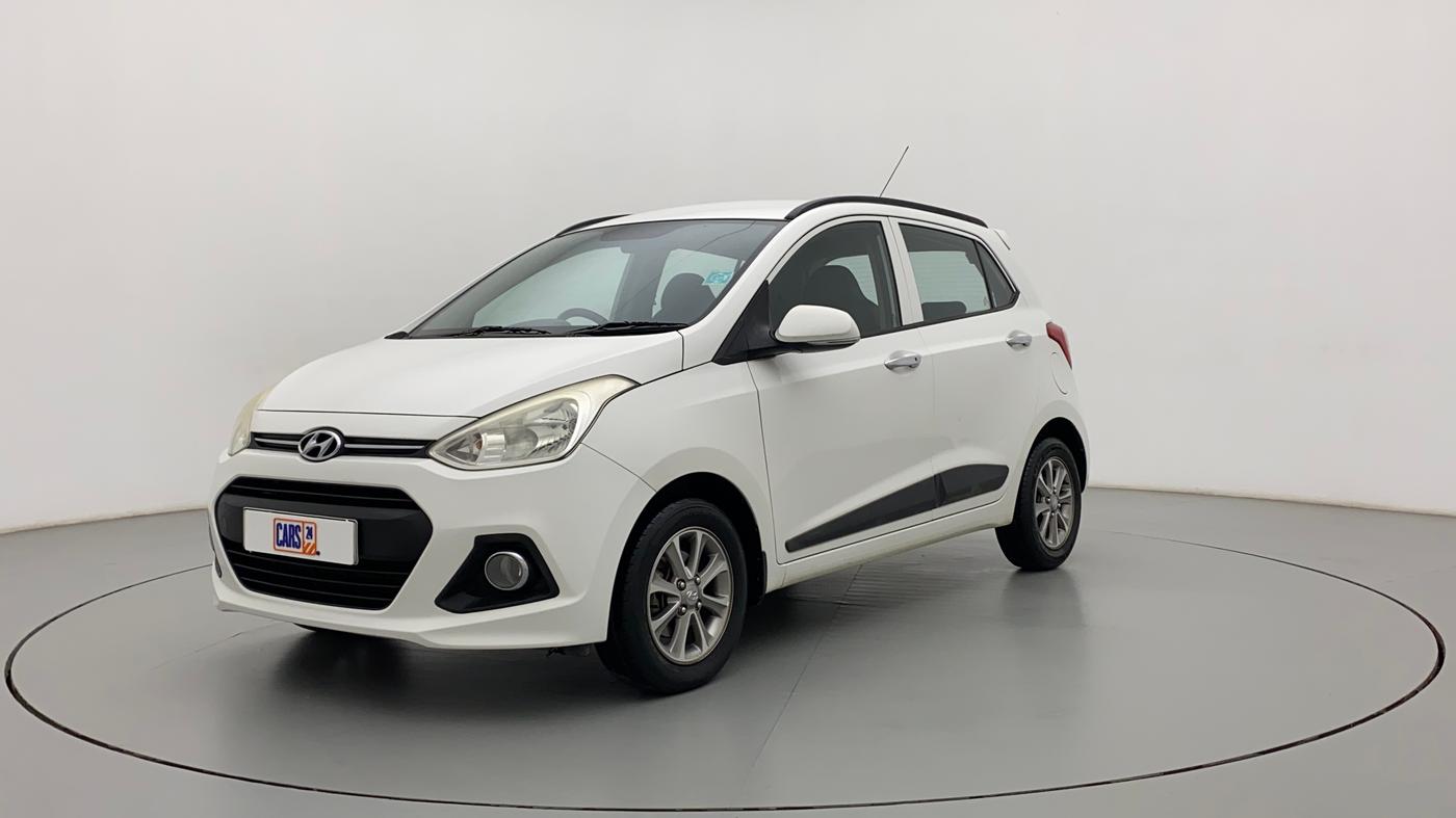 2016 Hyundai Grand i10 ASTA (O) AT 1.2 KAPPA VTVT, Petrol, Automatic, 43,634 km, Left Front Diagonal