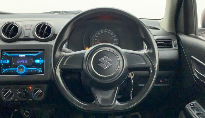 2018 Maruti Swift LXI, Petrol, Manual, 53,580 km, Steering Wheel Close Up