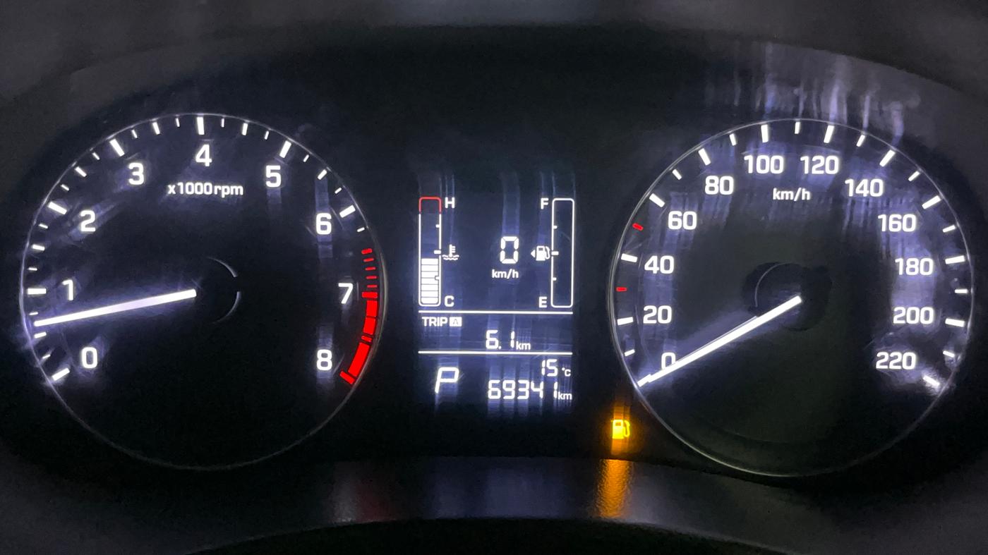 2016 Hyundai Creta SX PLUS AT 1.6 PETROL, Petrol, Automatic, 69,401 km, Odometer Image