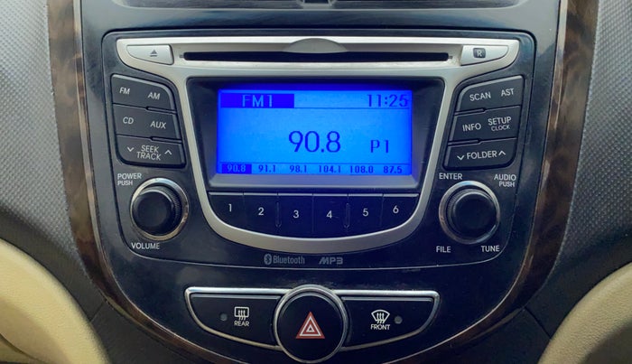 2014 Hyundai Verna FLUIDIC 1.4 VTVT CX, Petrol, Manual, 78,290 km, Infotainment System