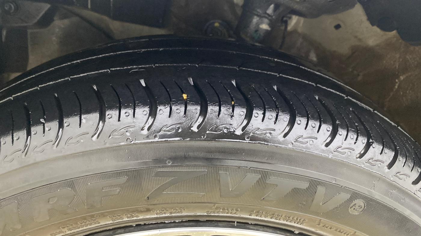 2022 Honda Amaze 1.2L I-VTEC VX CVT, Petrol, Automatic, 44,756 km, Left Front Tyre Tread