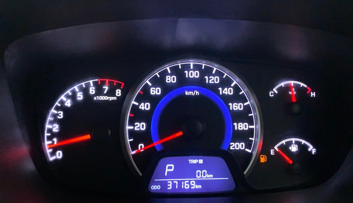 2017 Hyundai Grand i10 MAGNA AT 1.2 KAPPA VTVT, Petrol, Automatic, 37,419 km, Odometer Image