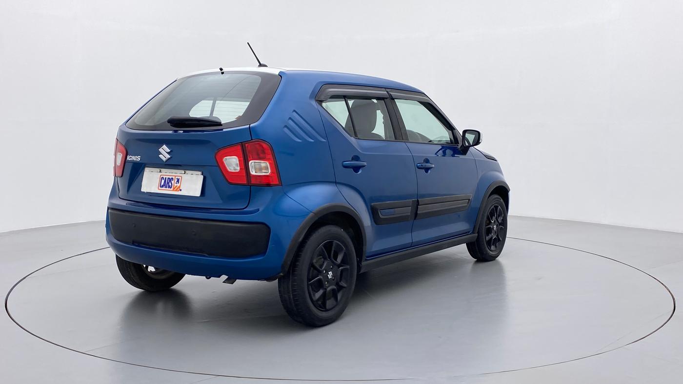 2017 Maruti IGNIS ZETA 1.2 K12 AMT DUAL TONE, Petrol, Automatic, 40,545 km, Right Back Diagonal