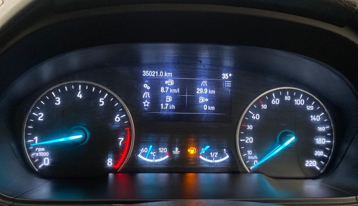 2021 Ford Ecosport TITANIUM + 1.5L PETROL, Petrol, Manual, 34,987 km, Odometer Image