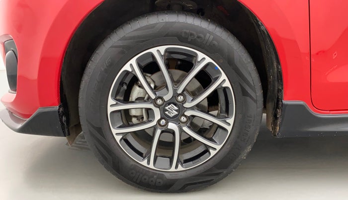 2023 Maruti Swift ZXI PLUS AMT DUAL TONE, Petrol, Automatic, 7,285 km, Left Front Wheel