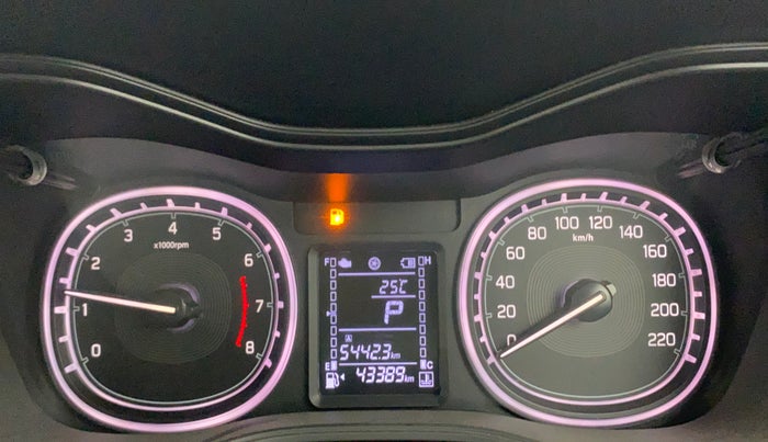 2020 Maruti Vitara Brezza ZXI AT SHVS, Petrol, Automatic, 43,369 km, Odometer Image