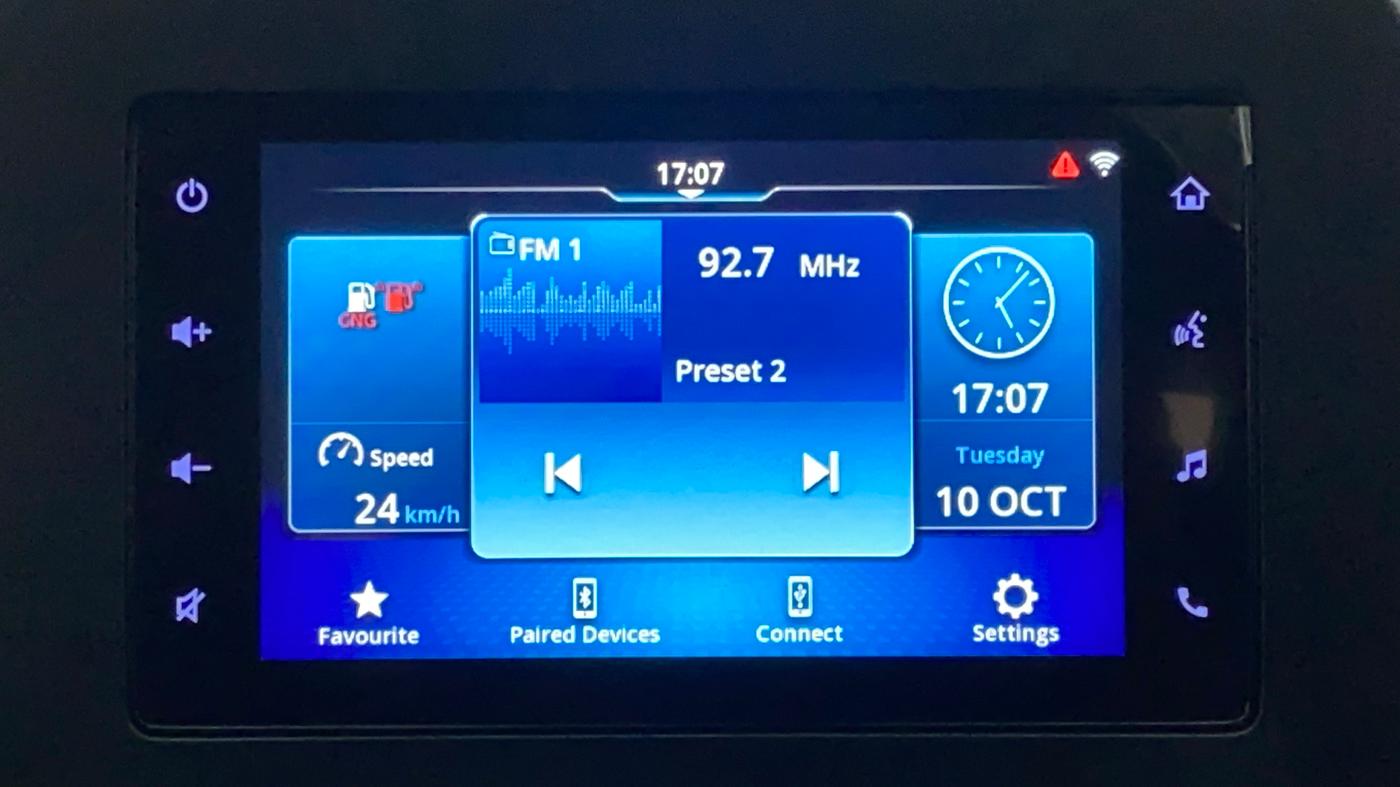 2022 Toyota Glanza G E-CNG, CNG, Manual, 6,612 km, Infotainment System