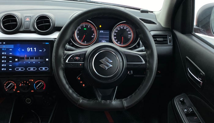 2021 Maruti Swift VXI, Petrol, Manual, 17,118 km, Steering Wheel Close Up