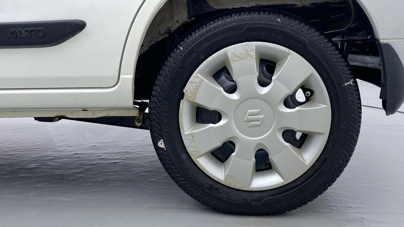 2014 Maruti Alto K10 VXI P, Petrol, Manual, 33,955 km, Left Rear Wheel