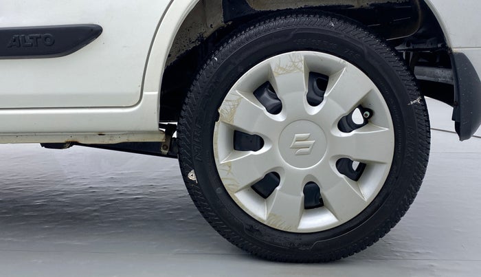 2014 Maruti Alto K10 VXI P, Petrol, Manual, 33,955 km, Left Rear Wheel