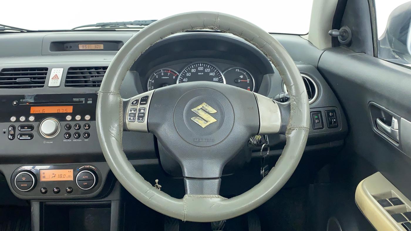 2010 Maruti Swift Dzire ZXI 1.3, Petrol, Manual, 78,054 km, Steering Wheel Close Up