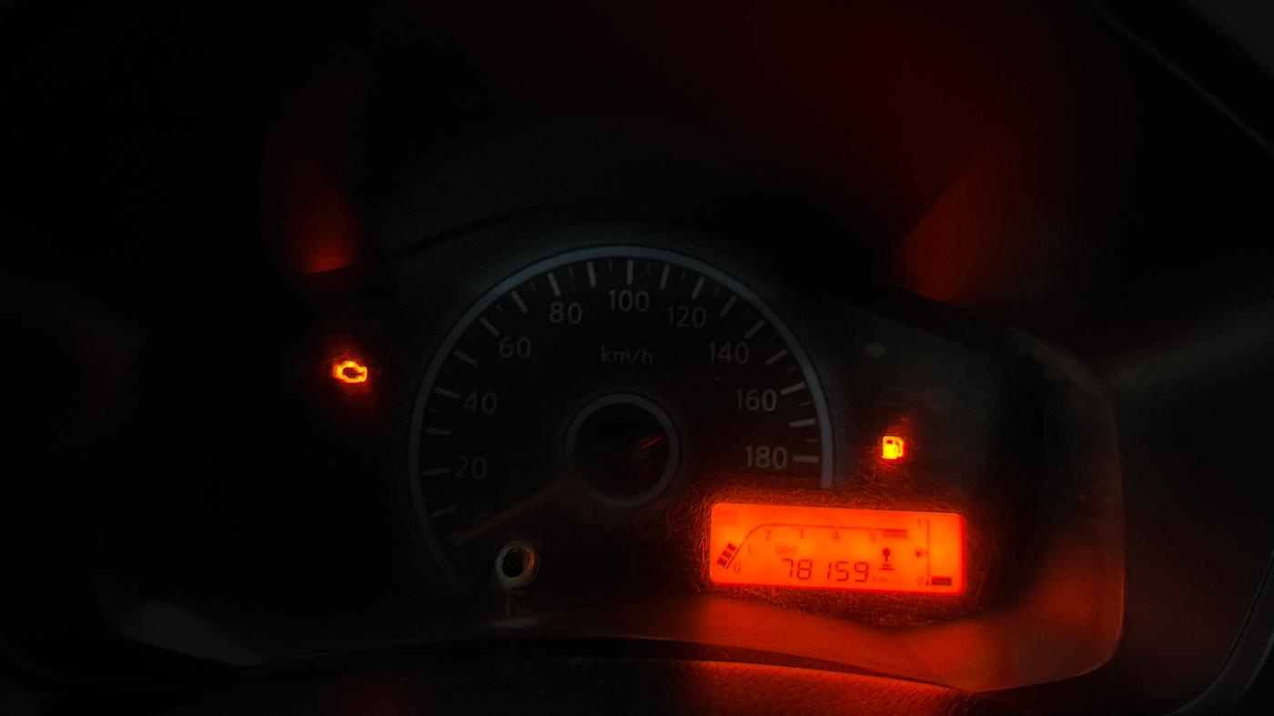 2017 Datsun Redi Go A, Petrol, Manual, 78,149 km, Odometer Image