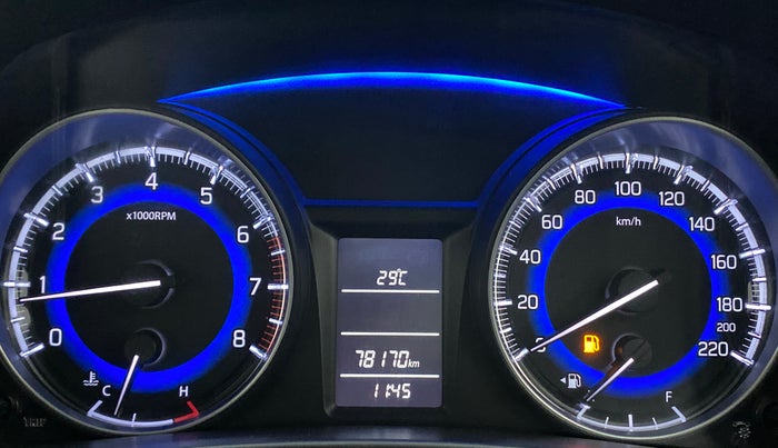 2016 Maruti Baleno DELTA 1.2 K12, Petrol, Manual, 78,250 km, Odometer Image