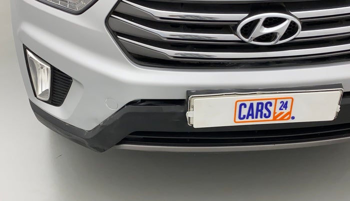 2016 Hyundai Creta SX PLUS AT 1.6 PETROL, Petrol, Automatic, 1,01,064 km, Front bumper - Slightly dented