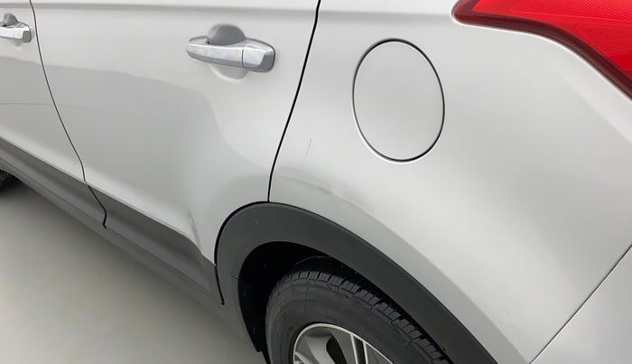 2016 Hyundai Creta SX PLUS AT 1.6 PETROL, Petrol, Automatic, 1,01,064 km, Left quarter panel - Slightly dented