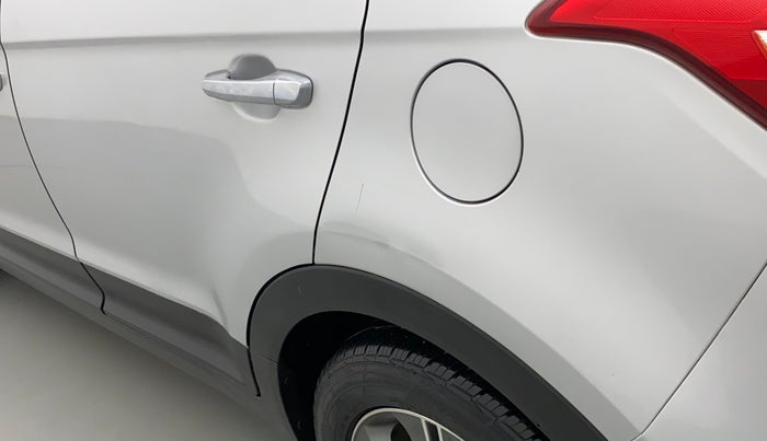 2016 Hyundai Creta SX PLUS AT 1.6 PETROL, Petrol, Automatic, 1,01,064 km, Left quarter panel - Minor scratches