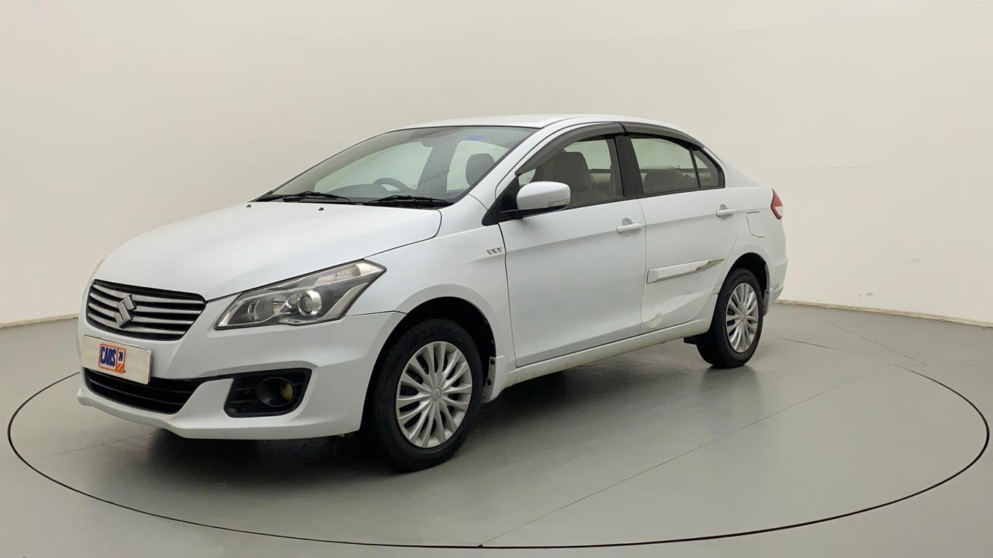 2016 Maruti Ciaz VXI, Petrol, Manual, 1,23,884 km, Left Front Diagonal