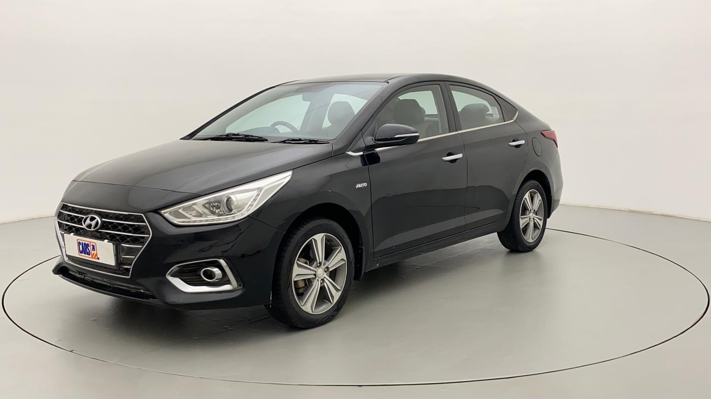 2018 Hyundai Verna 1.6 VTVT SX (O) AT, Petrol, Automatic, 33,921 km, Left Front Diagonal