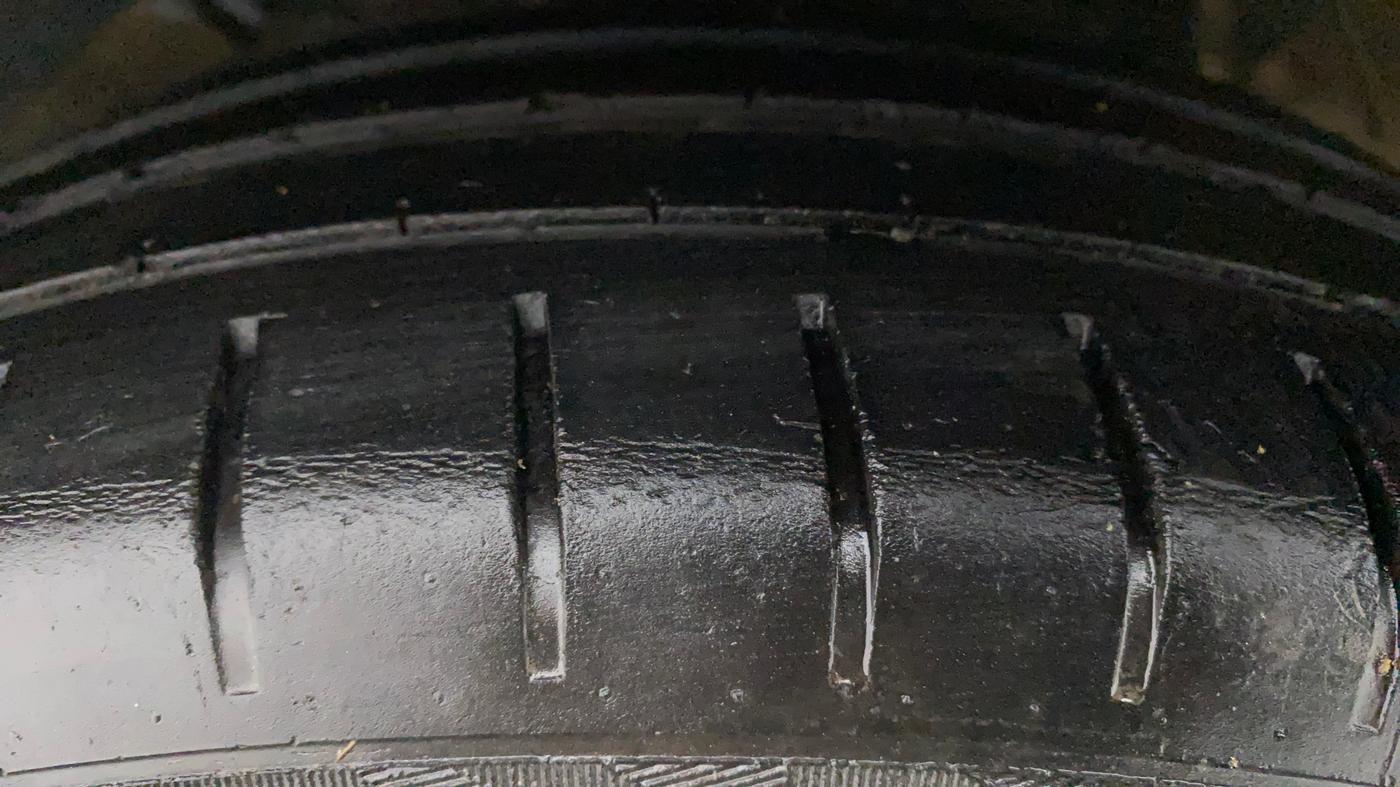 2021 Maruti Baleno ALPHA CVT PETROL 1.2, Petrol, Automatic, 42,168 km, Left Rear Tyre Tread