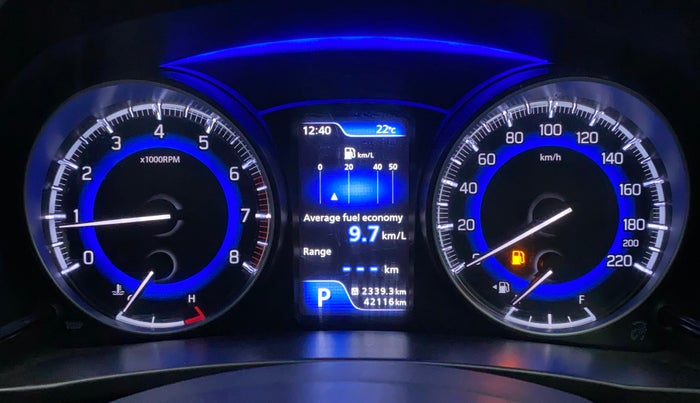 2021 Maruti Baleno ALPHA CVT PETROL 1.2, Petrol, Automatic, 42,168 km, Odometer Image
