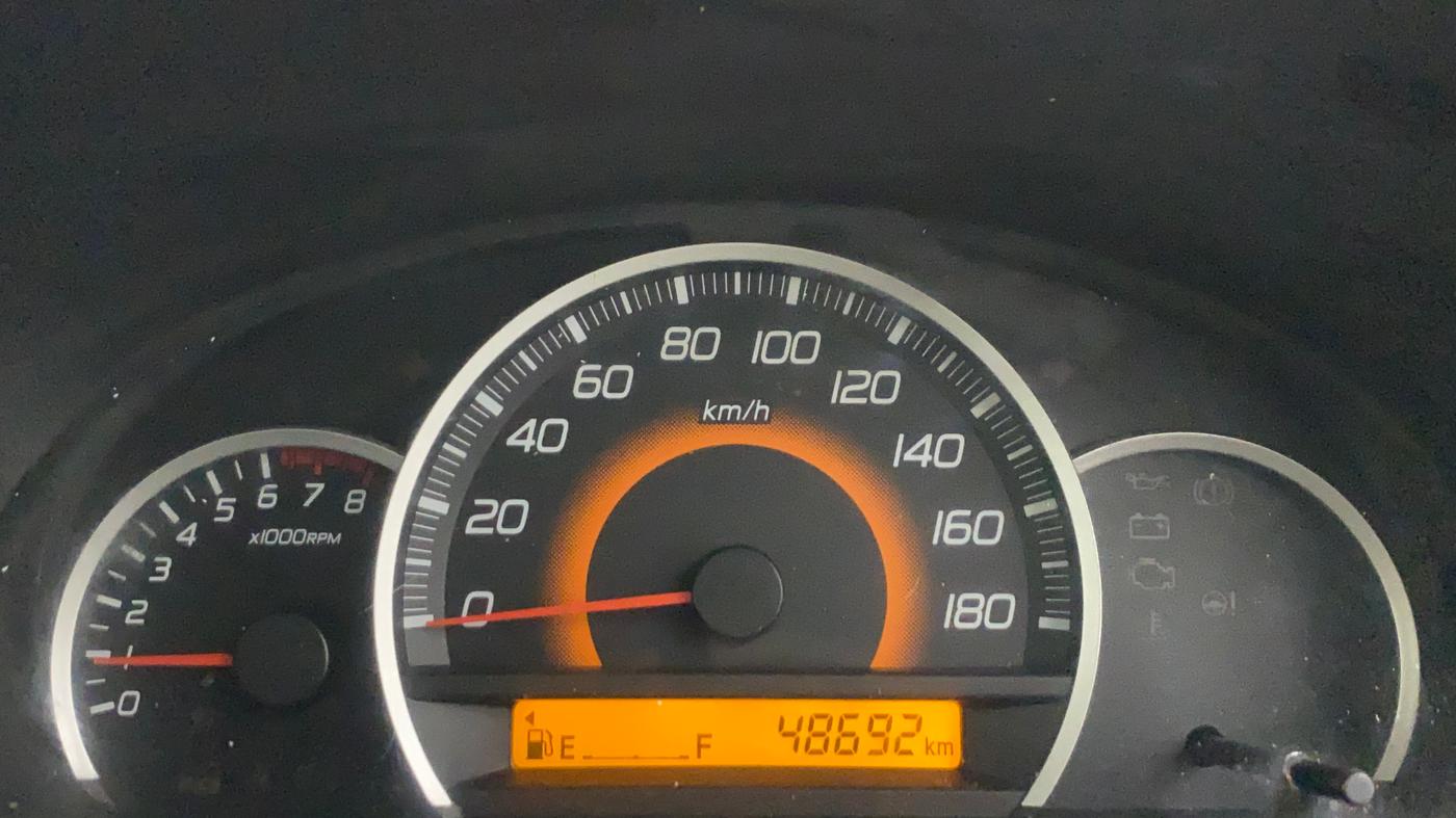 2013 Maruti Wagon R 1.0 VXI, Petrol, Manual, 48,692 km, Odometer Image