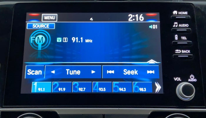 2020 Honda Civic ZX CVT PETROL, Petrol, Automatic, 30,506 km, Infotainment System