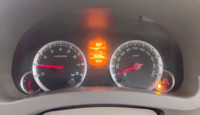 2013 Maruti Ertiga ZXI, Petrol, Manual, 90,276 km, Odometer Image