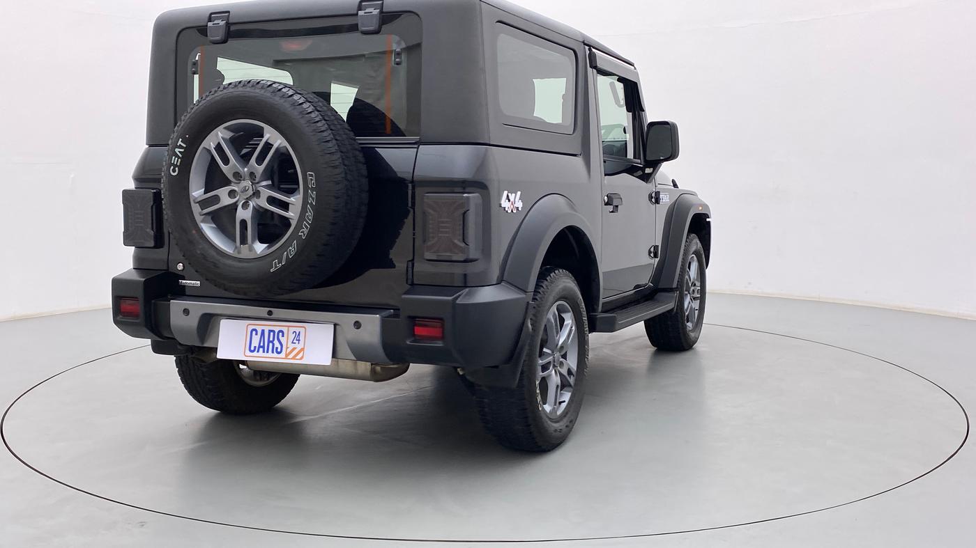 2021 Mahindra Thar LX PETROL HT 4WD AT, Petrol, Automatic, 3,877 km, Right Back Diagonal