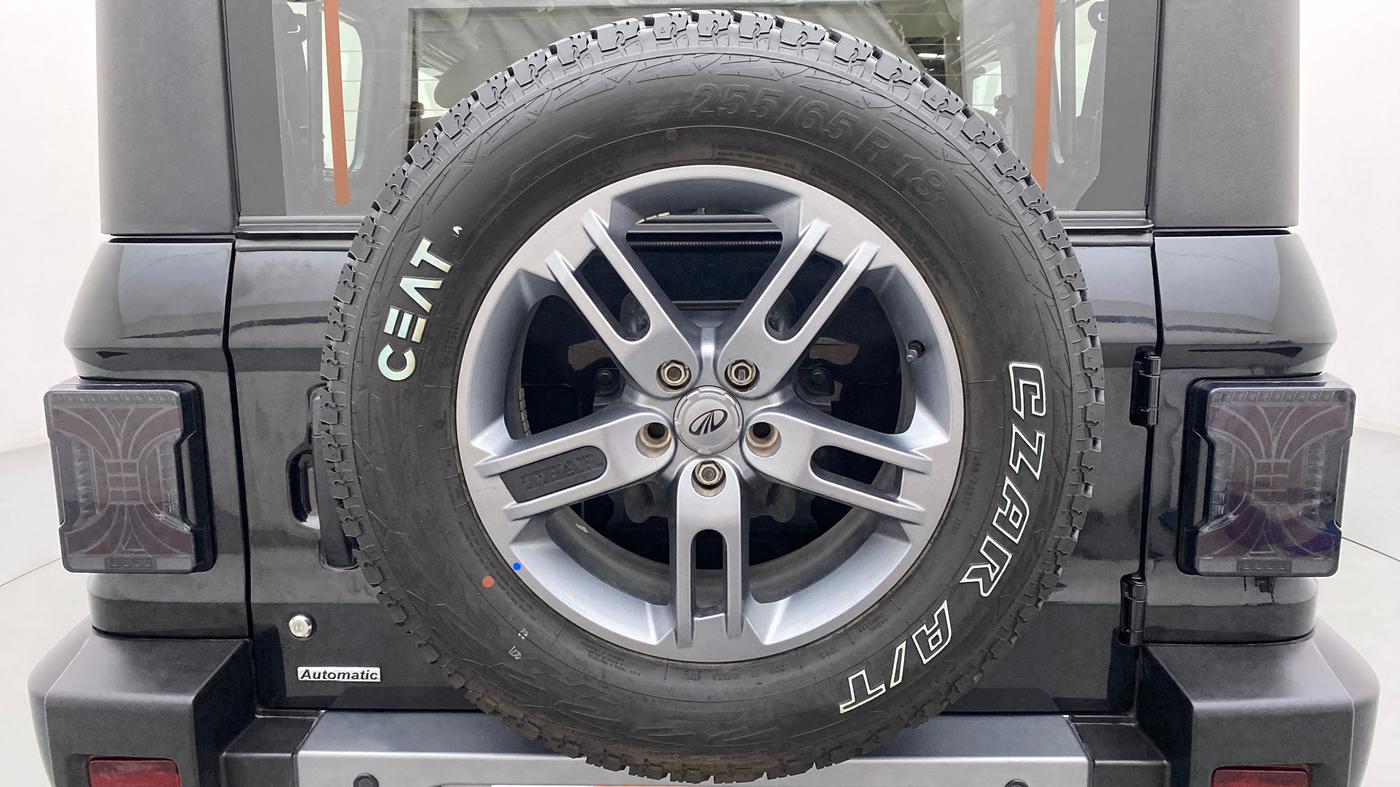 2021 Mahindra Thar LX PETROL HT 4WD AT, Petrol, Automatic, 3,877 km, Spare Tyre