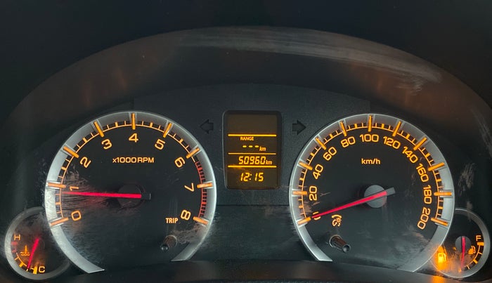2014 Maruti Swift Dzire VXI, Petrol, Manual, 51,105 km, Odometer Image