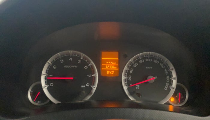 2013 Maruti Swift Dzire VXI, Petrol, Manual, 72,795 km, Odometer Image