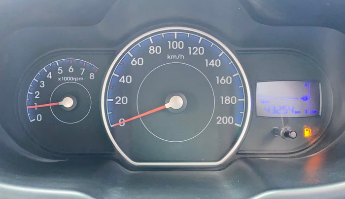 2016 Hyundai i10 SPORTZ 1.2, Petrol, Manual, 43,254 km, Odometer Image