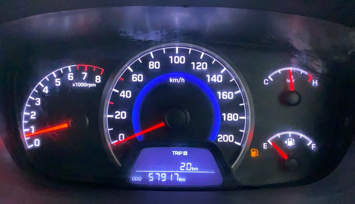 2015 Hyundai Grand i10 ASTA (O) 1.2 KAPPA VTVT, Petrol, Manual, 57,989 km, Odometer Image