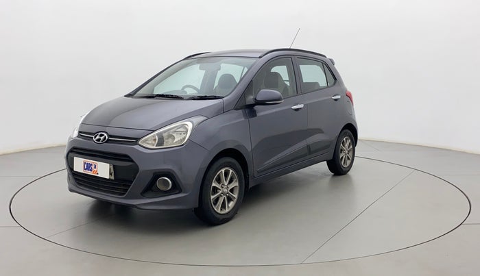 2015 Hyundai Grand i10 ASTA (O) 1.2 KAPPA VTVT, Petrol, Manual, 57,989 km, Left Front Diagonal
