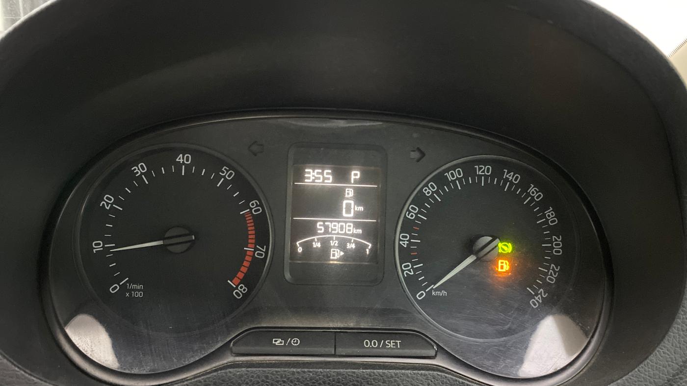 2020 Skoda Rapid STYLE AT TSI, Petrol, Automatic, 57,907 km, Odometer Image