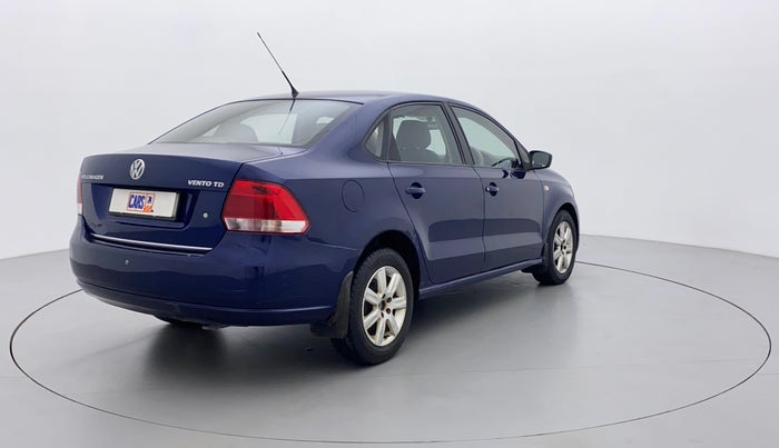 2012 Volkswagen Vento HIGHLINE DIESEL 1.6, Diesel, Manual, 1,16,545 km, Right Back Diagonal