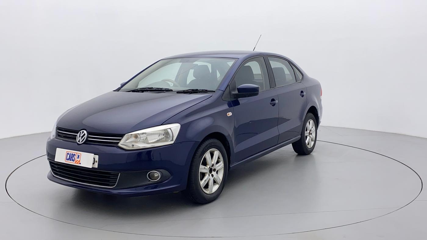 2012 Volkswagen Vento HIGHLINE DIESEL 1.6, Diesel, Manual, 1,16,545 km, Left Front Diagonal