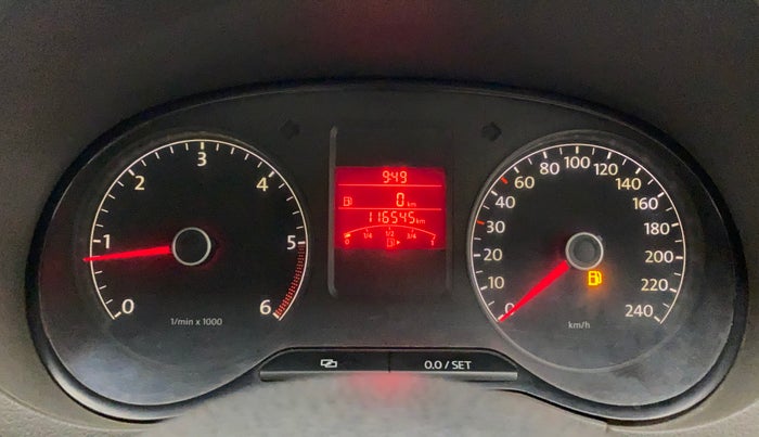 2012 Volkswagen Vento HIGHLINE DIESEL 1.6, Diesel, Manual, 1,16,545 km, Odometer Image