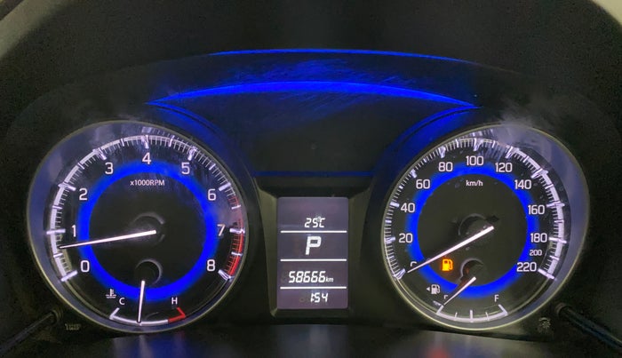 2017 Maruti Baleno DELTA CVT PETROL 1.2, Petrol, Automatic, 58,666 km, Odometer Image