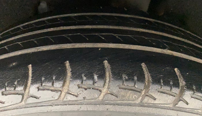 2017 Maruti Baleno DELTA CVT PETROL 1.2, Petrol, Automatic, 58,666 km, Left Rear Tyre Tread