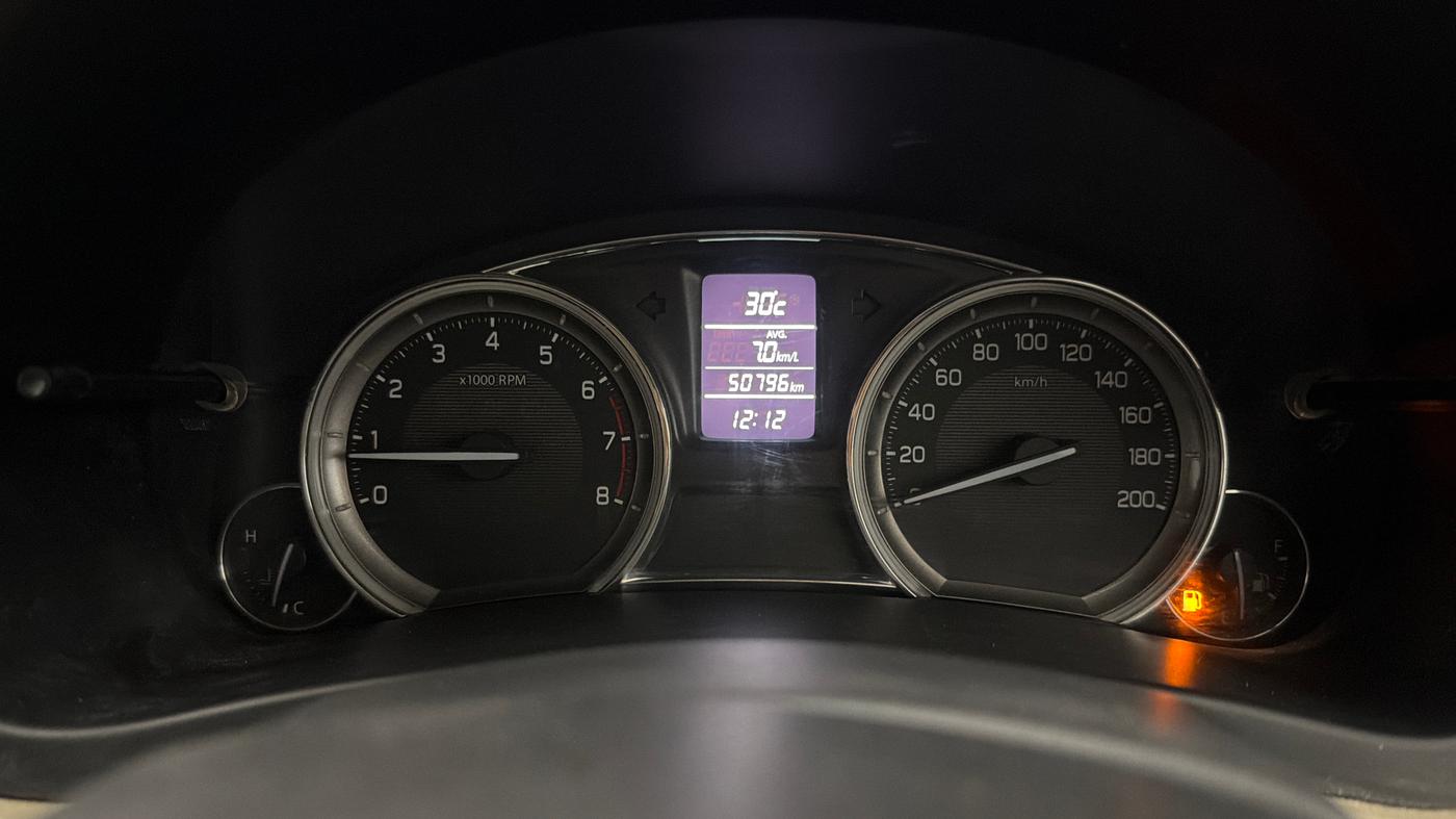 2016 Maruti Ciaz ZXI+, Petrol, Manual, 50,796 km, Odometer Image