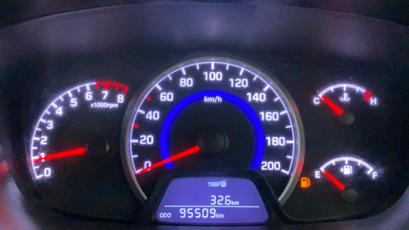 2018 Hyundai Grand i10 SPORTZ 1.2 KAPPA VTVT, CNG, Manual, 95,573 km, Odometer Image