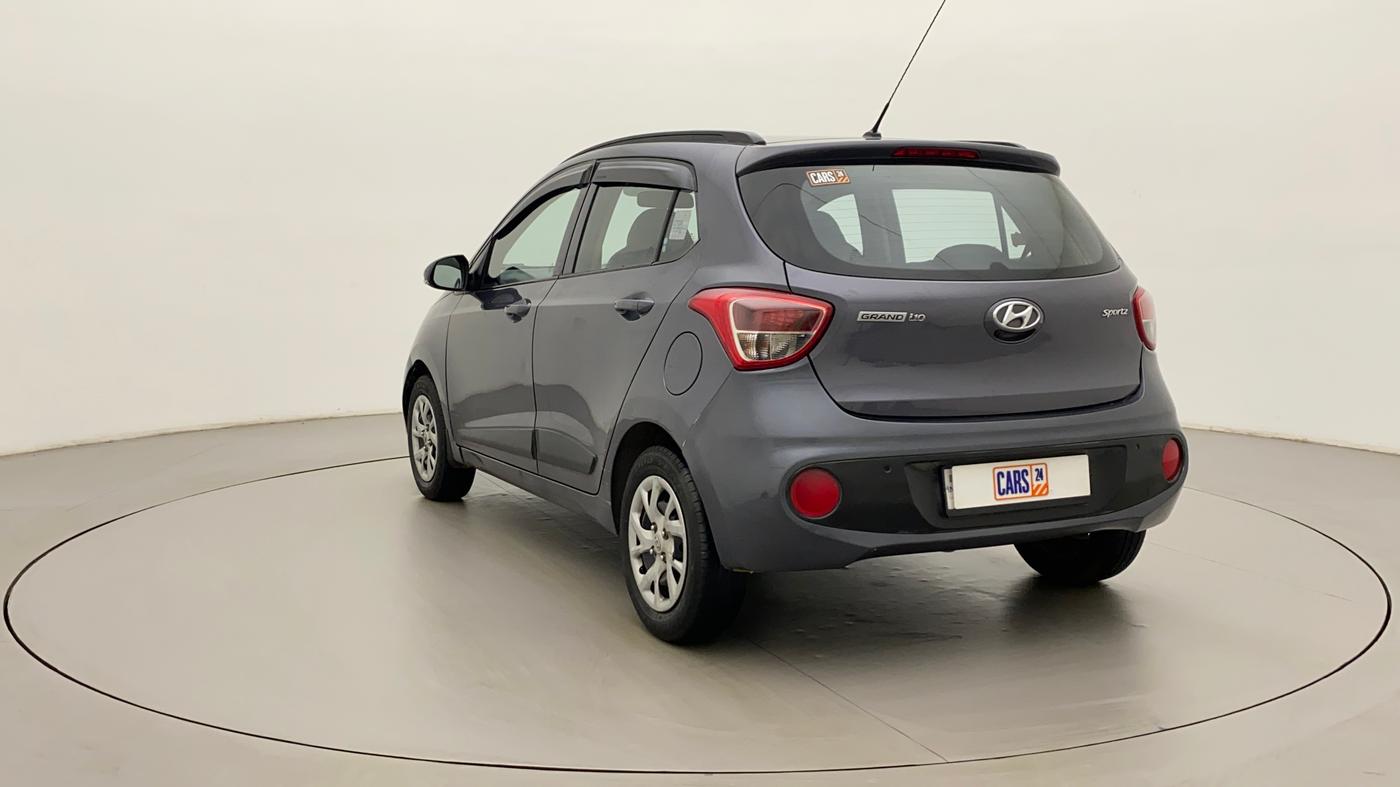2018 Hyundai Grand i10 SPORTZ 1.2 KAPPA VTVT, CNG, Manual, 95,573 km, Left Back Diagonal